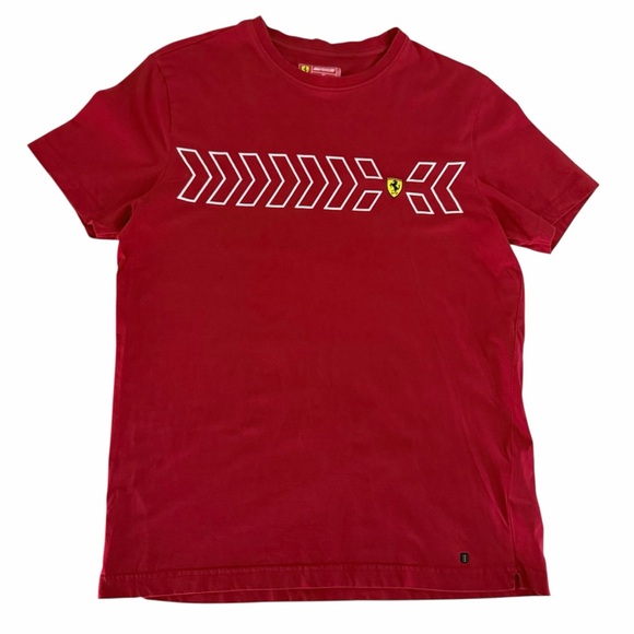 SCUDERIA FERRARI Red Graphic Logo T-Shirt Racing Motorsport Tee xl - Picture 3 of 11
